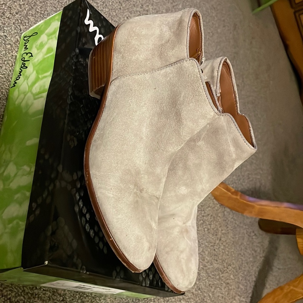GUC Sam Edelman gray suede booties - size 8.5